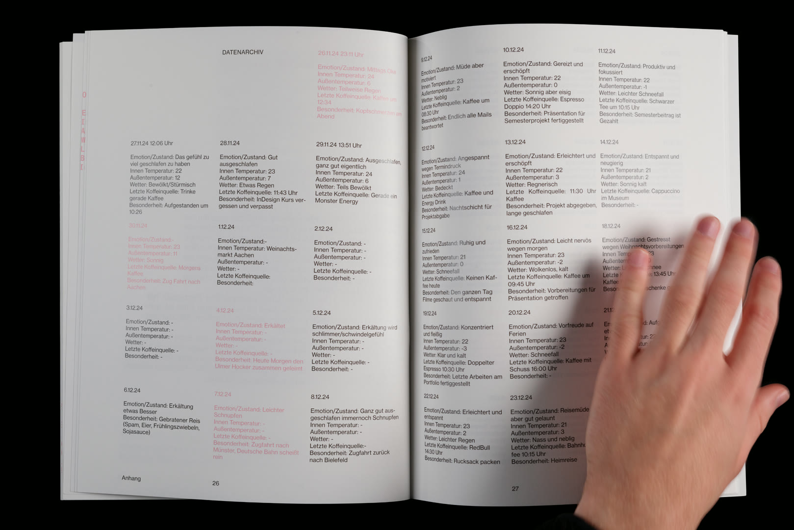 Seiten 26–27 Hand